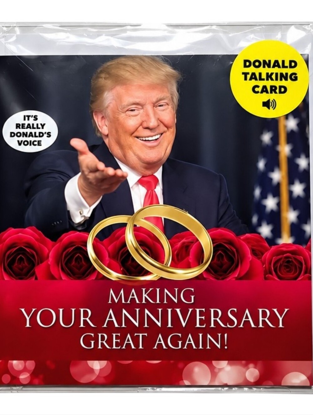 Donald Trump Novelty Happy Anniversary Greeting Card AUDIO FEATURE DOES NOT WORK